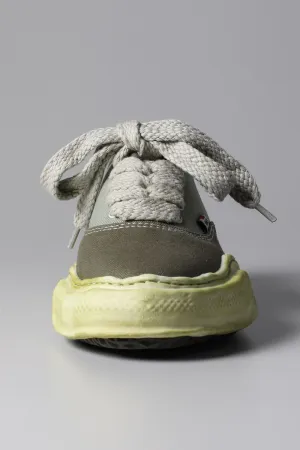 -BAKER- Original sole over-dyed canvas Low-Top sneakers Green