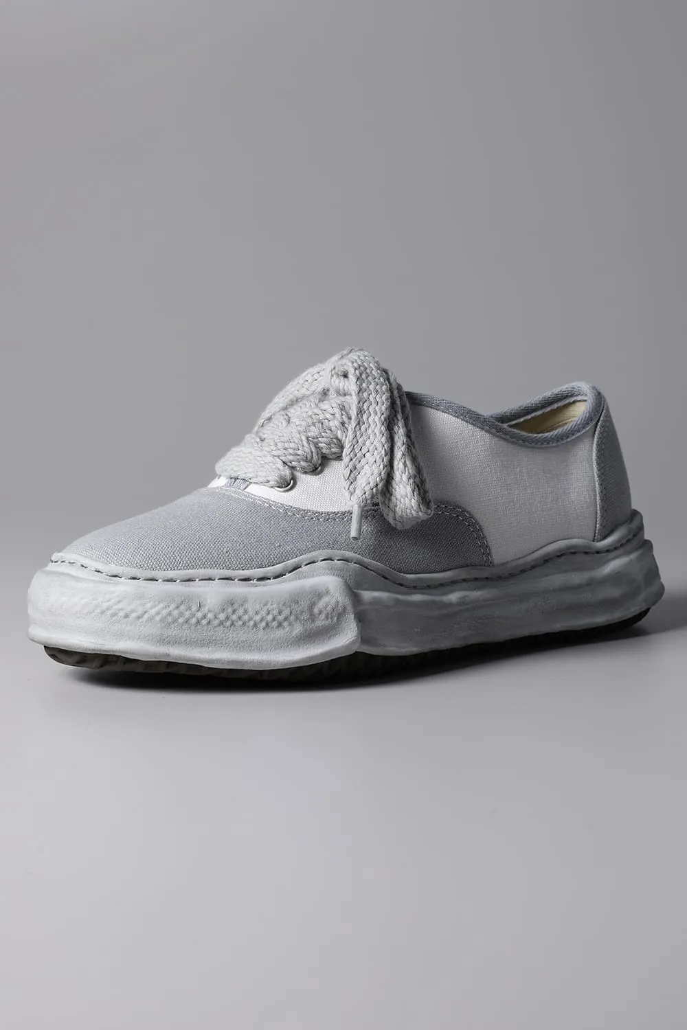 -BAKER- Original sole over-dyed canvas Low-Top sneakers White