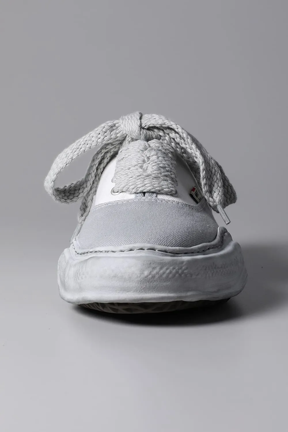 -BAKER- Original sole over-dyed canvas Low-Top sneakers White