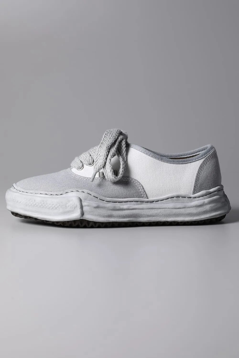 -BAKER- Original sole over-dyed canvas Low-Top sneakers White