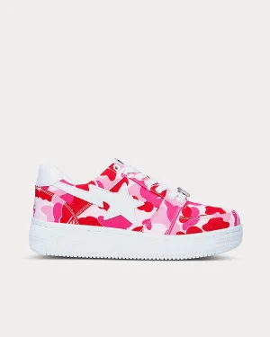 ABC Camo Bapesta Pink Low Top Sneakers