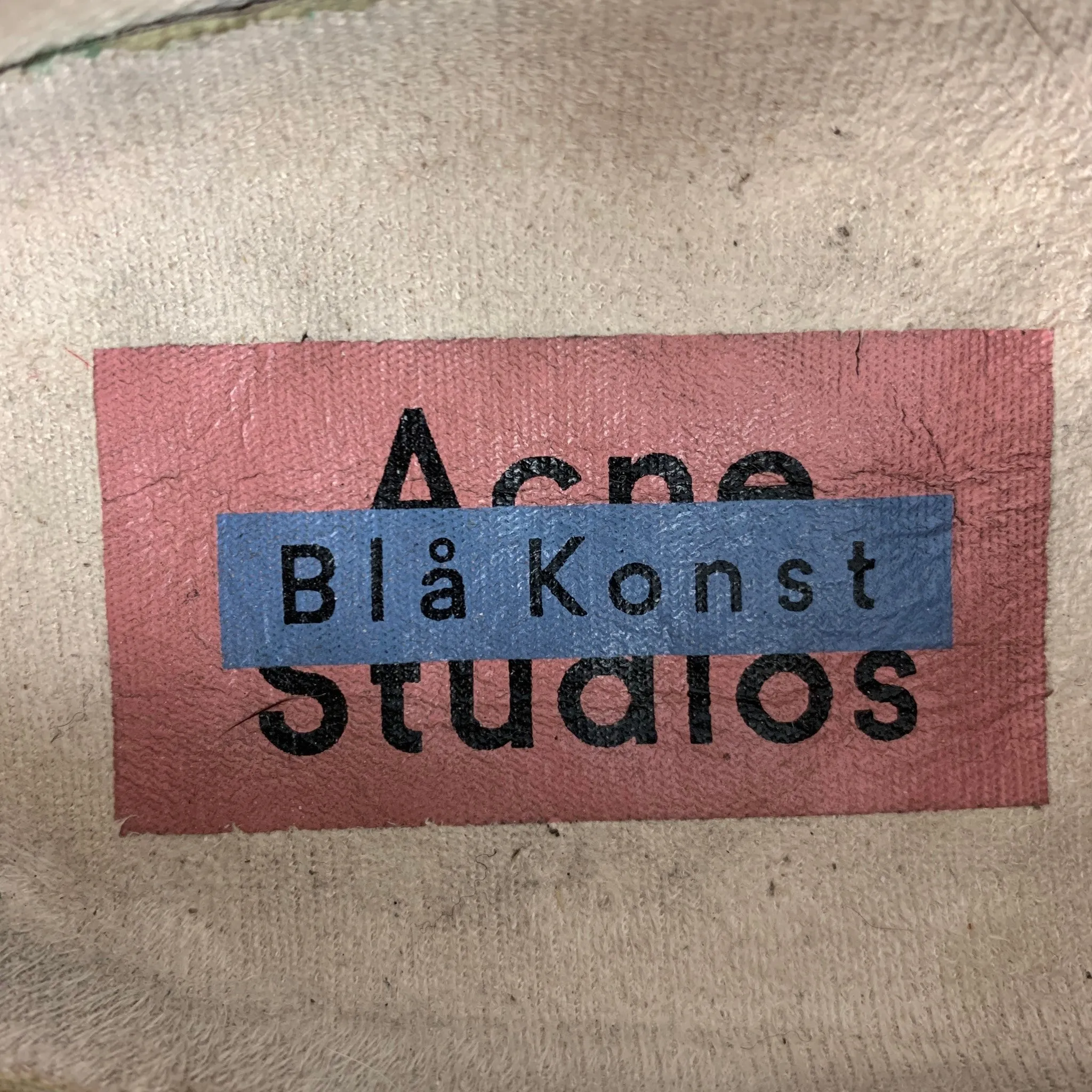 ACNE STUDIOS Size 8 White Canvas Sneakers