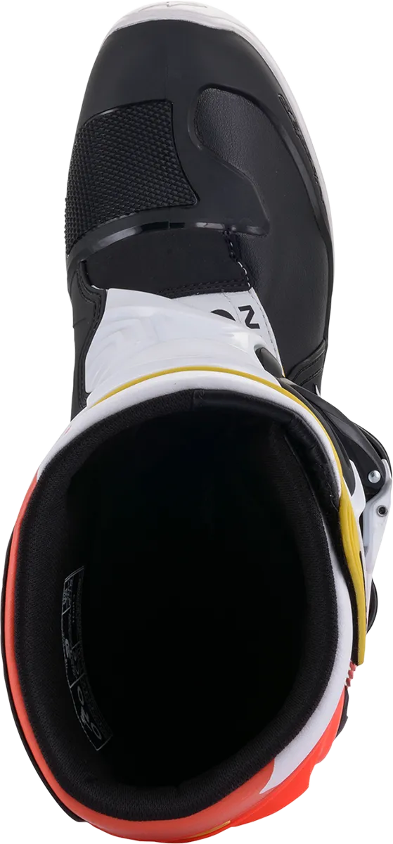 ALPINESTARS Tech 3 Boots Black/White/ Red/Fluo Yellow Sz 10 2013018-1238-10