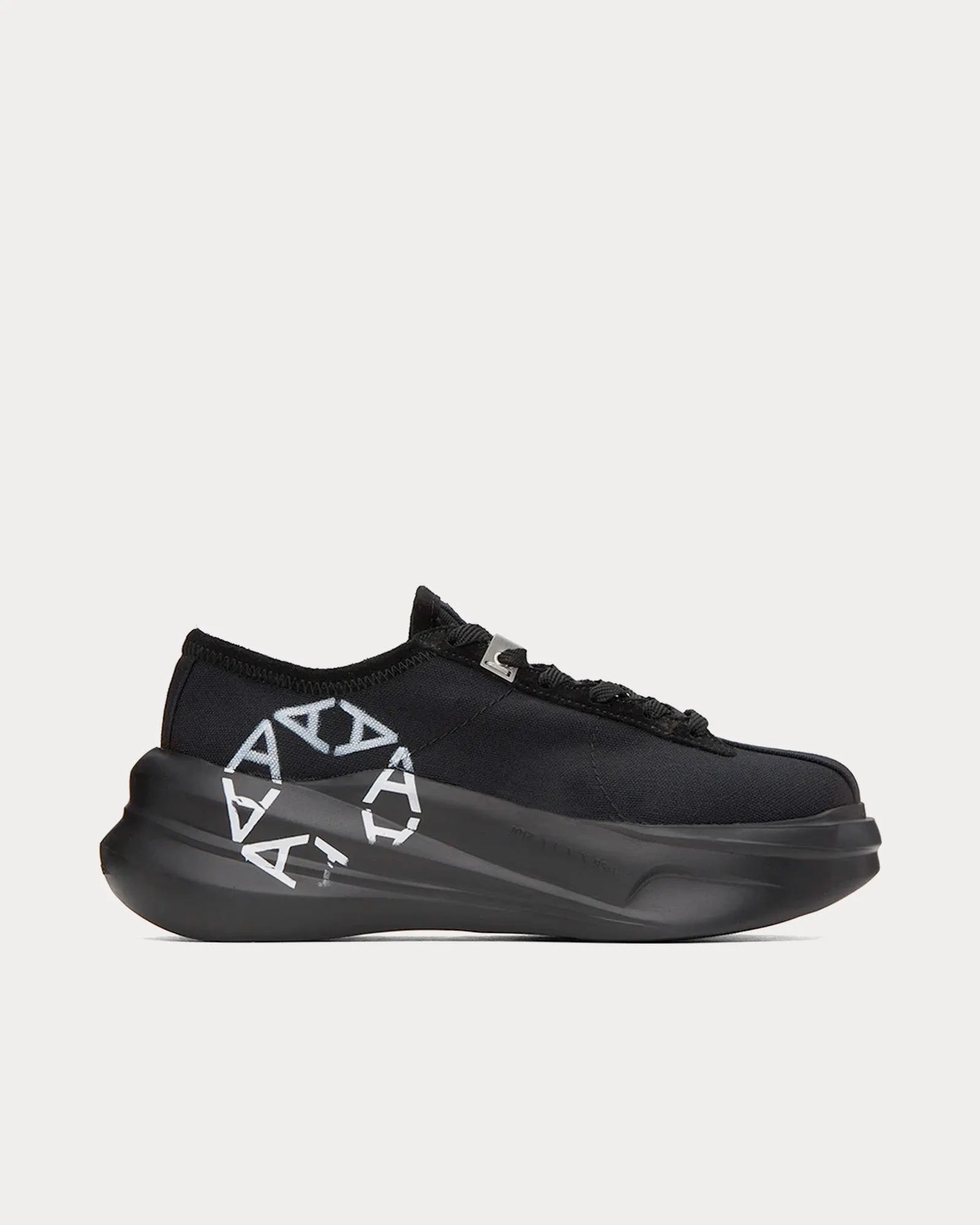 Aria Canvas Black Low Top Sneakers