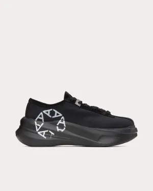 Aria Canvas Black Low Top Sneakers