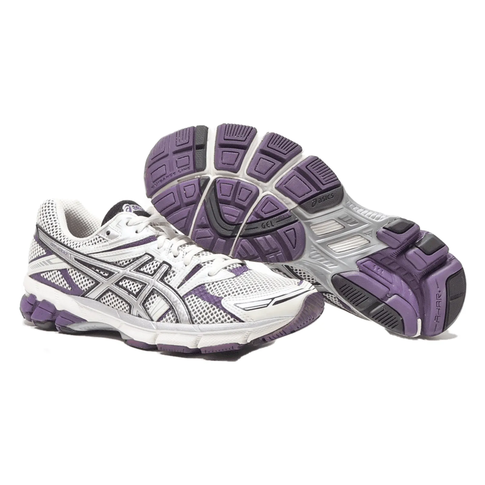 ASICS Sneaker Trainers Silver Synthetic Womens UK 7.5