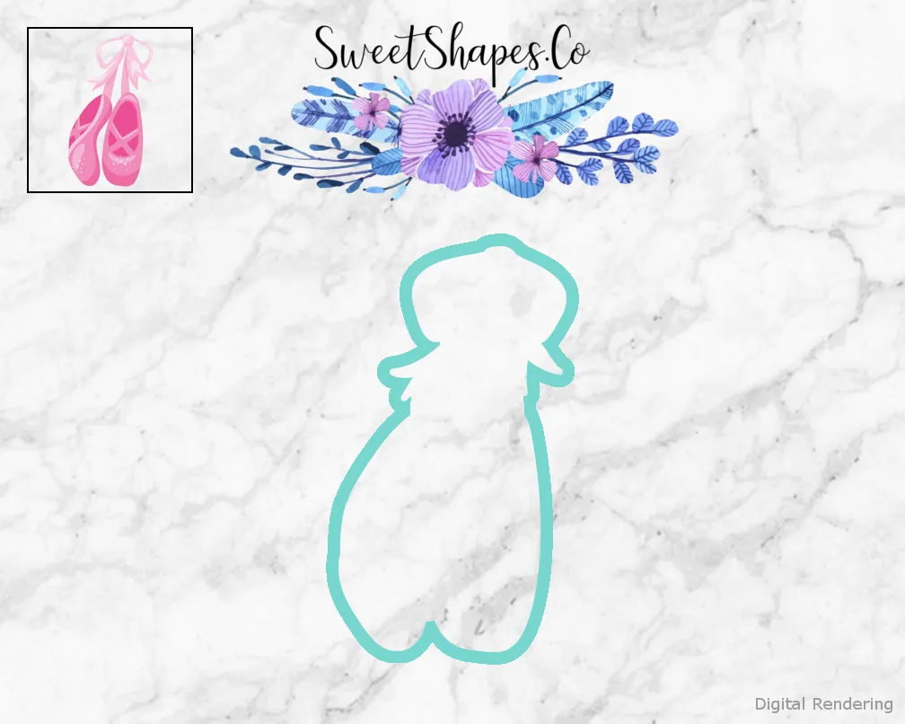 Ballet Shoes 2 Cookie Cutter