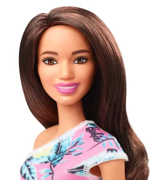 Barbie Beautiful Pink Flowery Dress