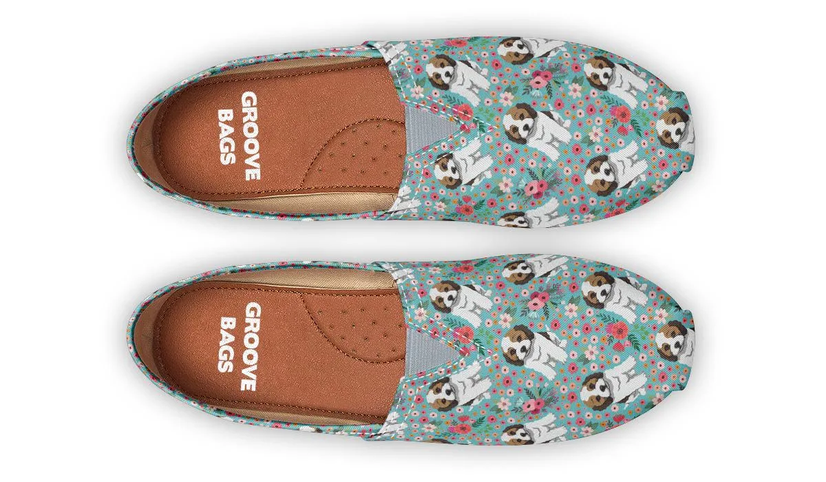 Cockapoo Flower Casual Shoes