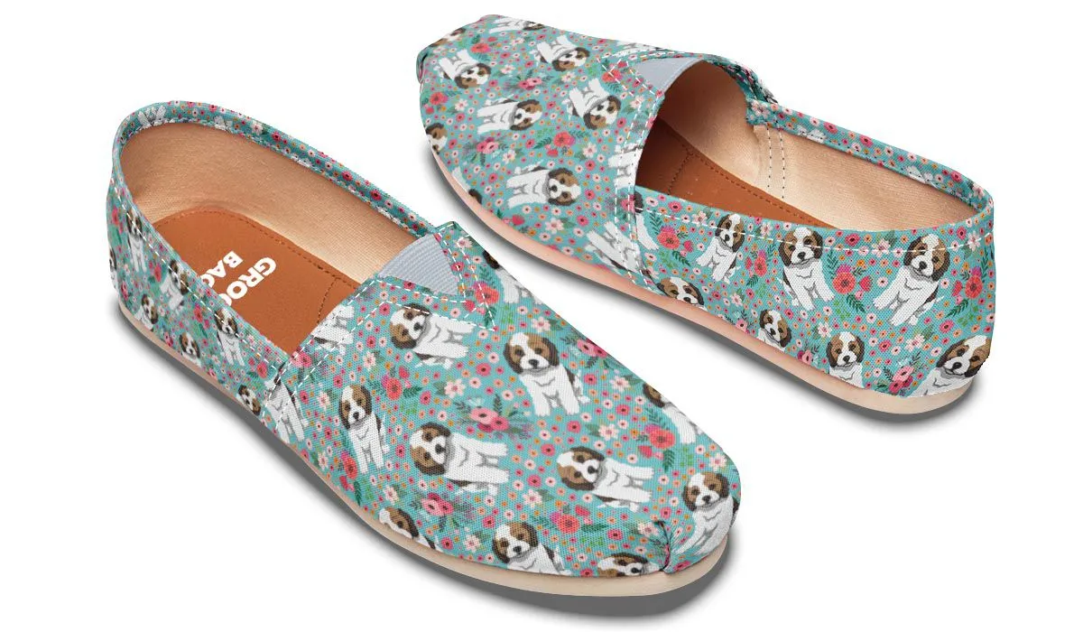 Cockapoo Flower Casual Shoes