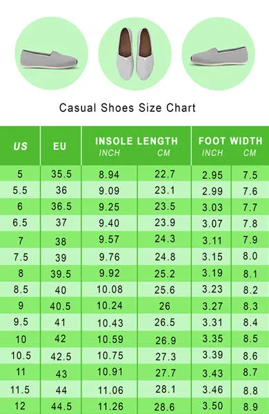 Cockapoo Flower Casual Shoes