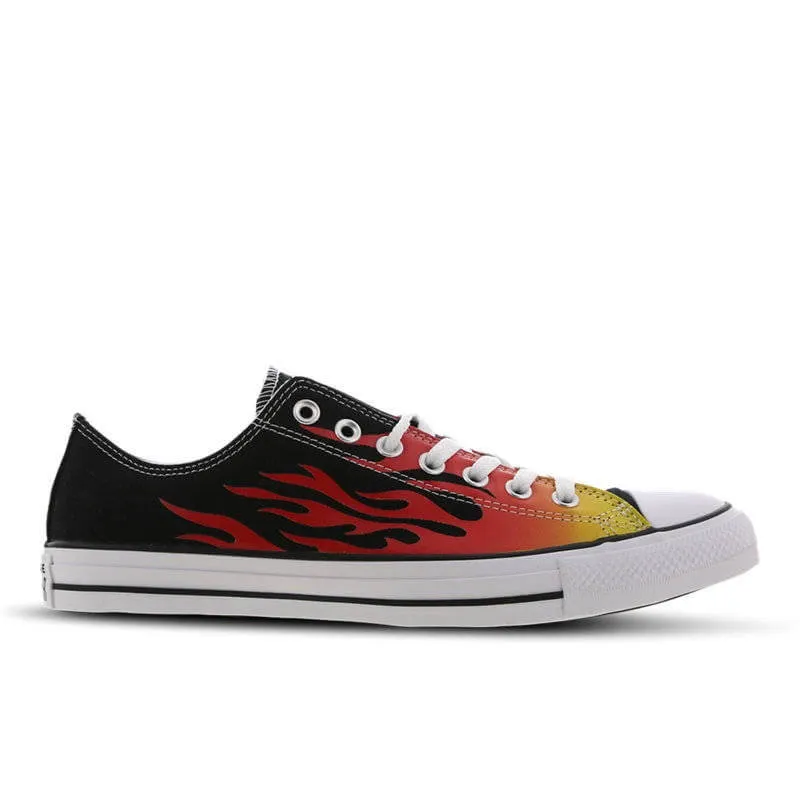 Converse Chuck Taylor All Star OX Unisex Black Textile Low Sneakers 9 M/11 W