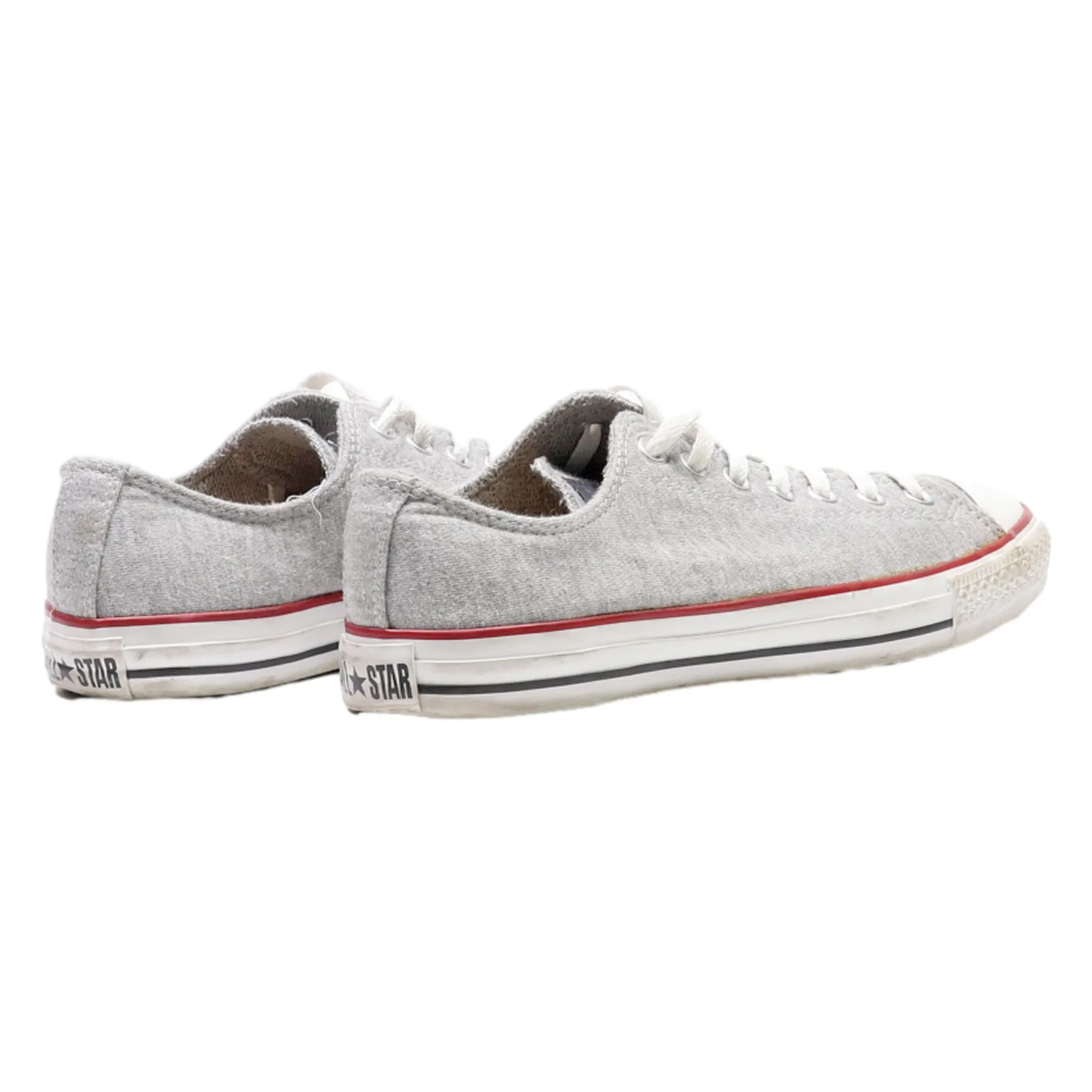 CONVERSE Low Top Trainers Grey Canvas Mens UK 8.5