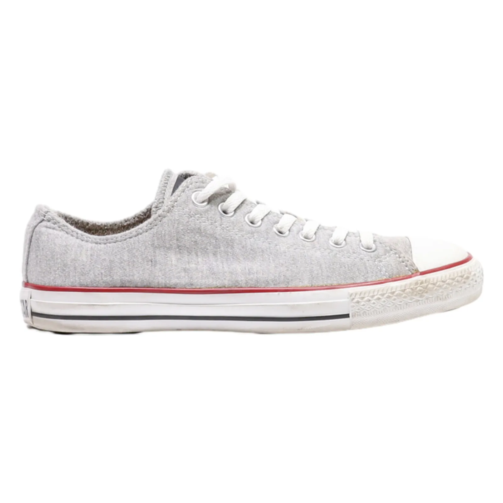 CONVERSE Low Top Trainers Grey Canvas Mens UK 8.5