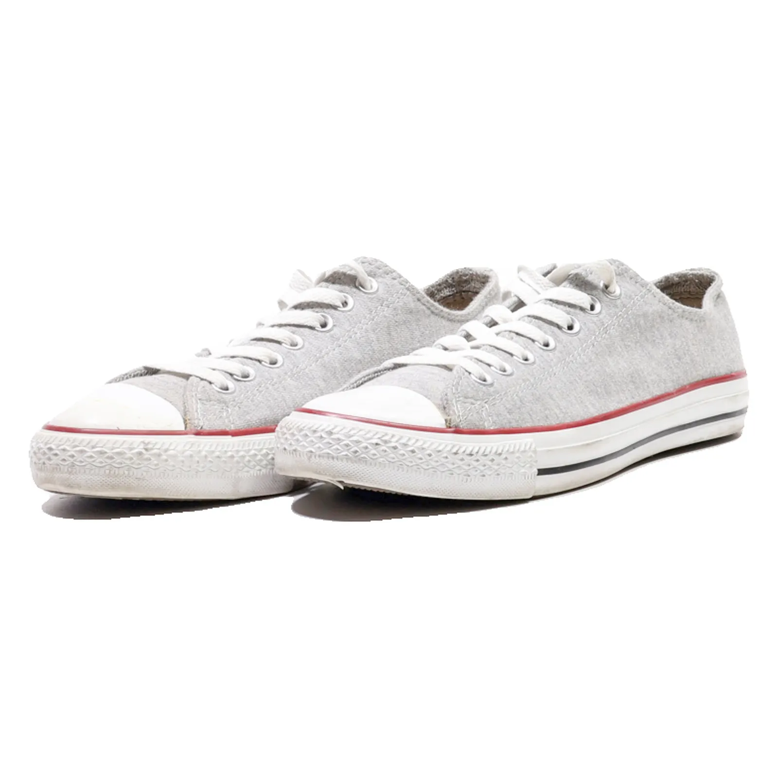 CONVERSE Low Top Trainers Grey Canvas Mens UK 8.5