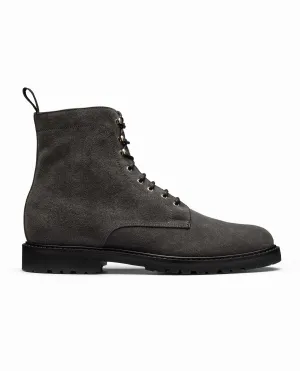Dark Grey Suede Lightweight Blake Vibram Parajumper Boots