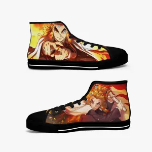 Demon Slayer Kyojuro Rengoku A-Star Mid Anime Shoes