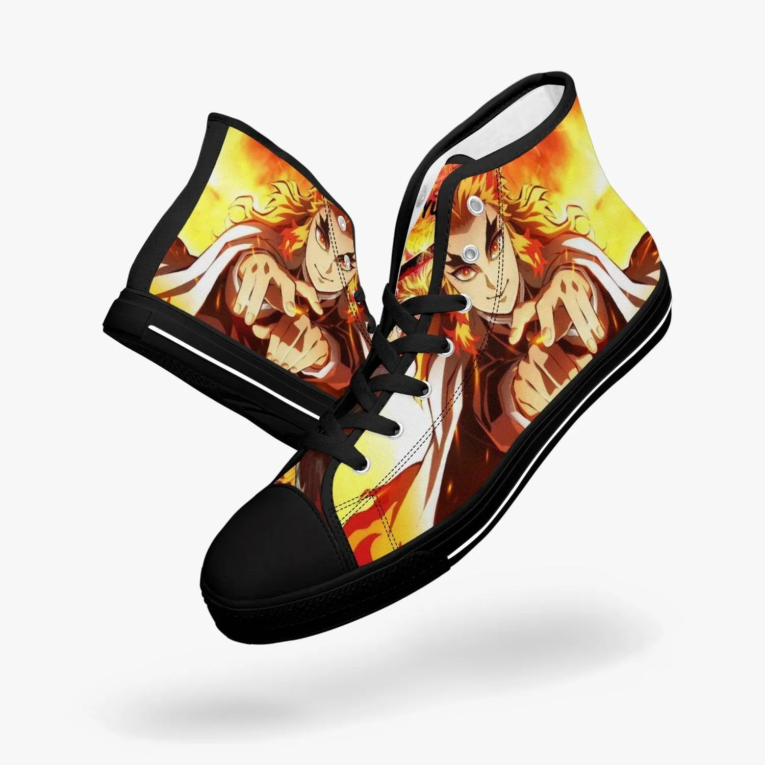 Demon Slayer Kyojuro Rengoku A-Star Mid Anime Shoes
