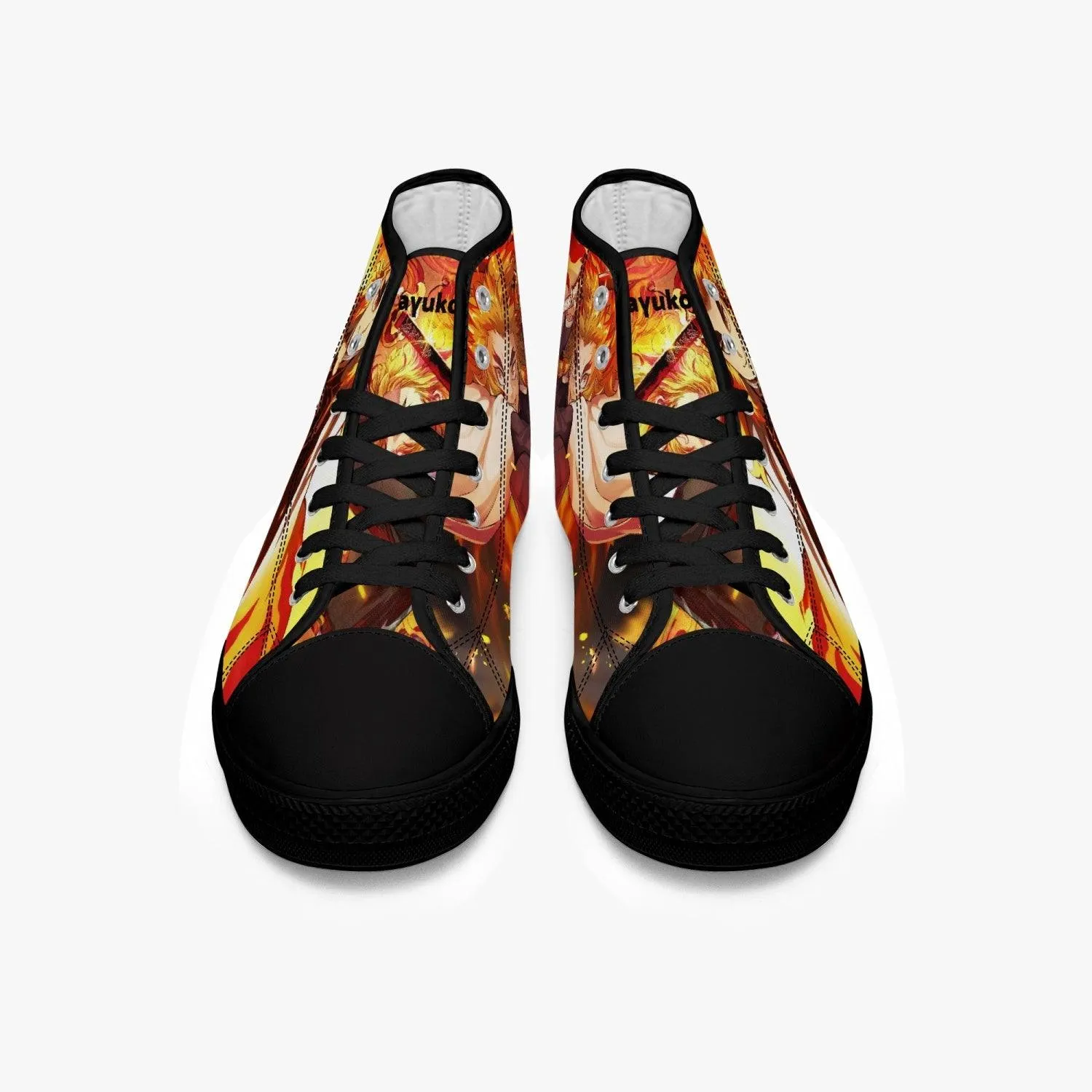 Demon Slayer Kyojuro Rengoku A-Star Mid Anime Shoes