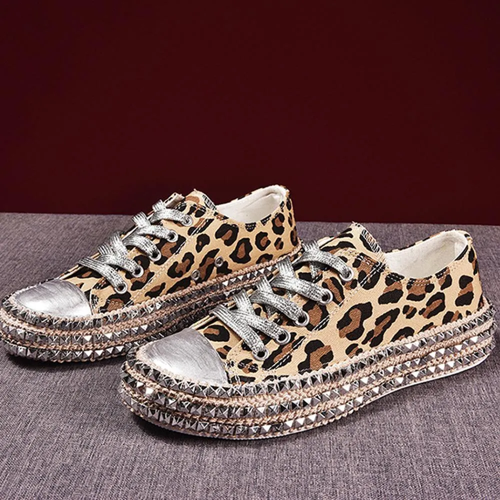 Fashion Print Canvas Sneakers