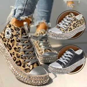 Fashion Print Canvas Sneakers