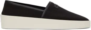Fear of God Black Canvas Espadrille Sneakers