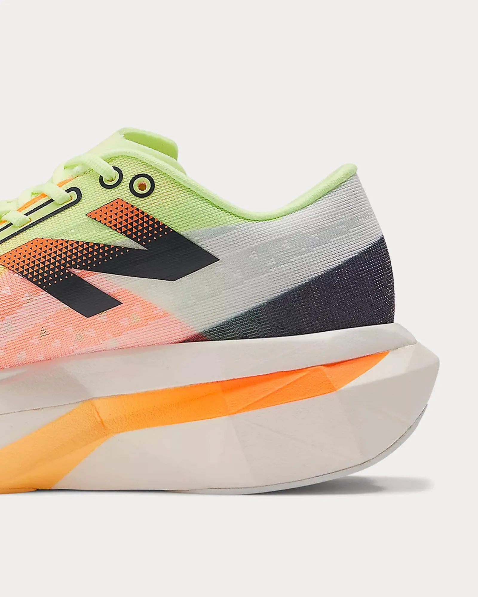 FuelCell SuperComp Elite v4 White / Bleached Lime Glo / Hot Mango Running Shoes