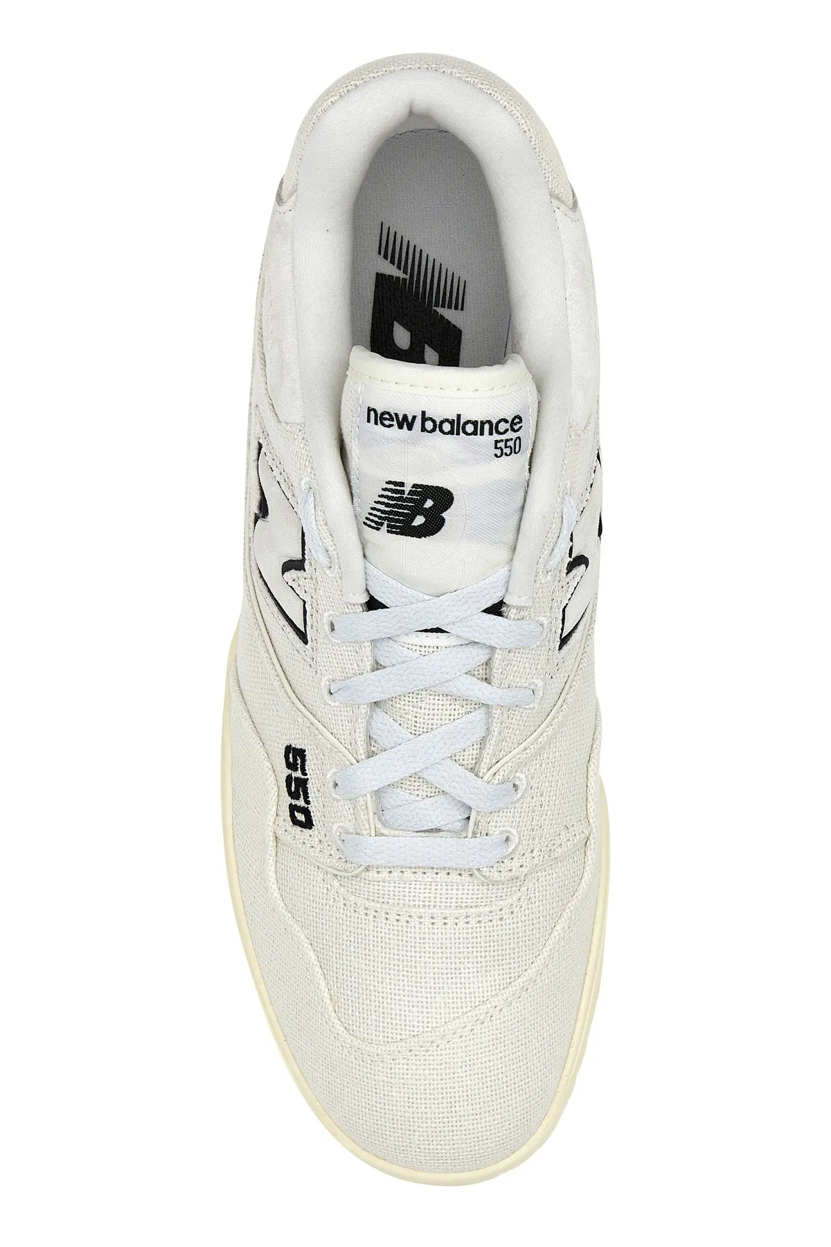 Ivory canvas 550 sneakers