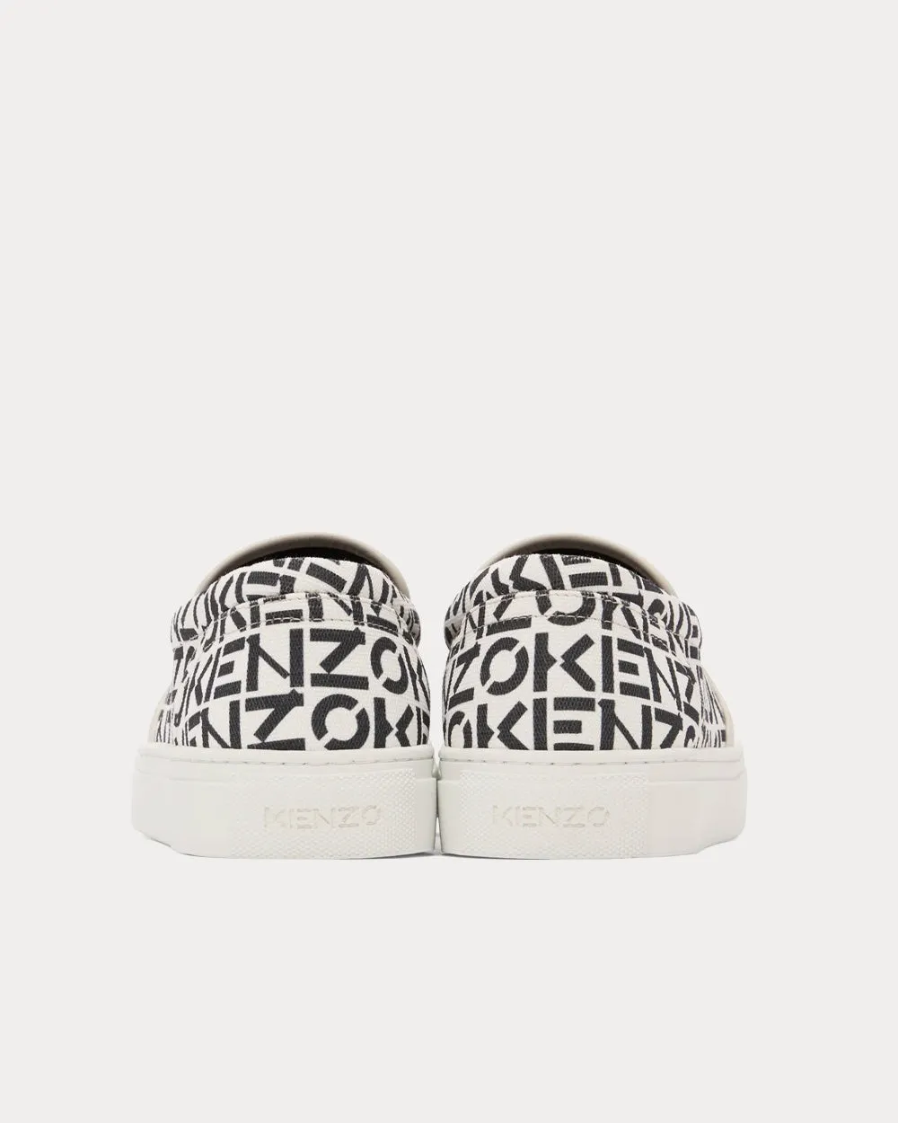 Logo Black / White Slip On Sneakers