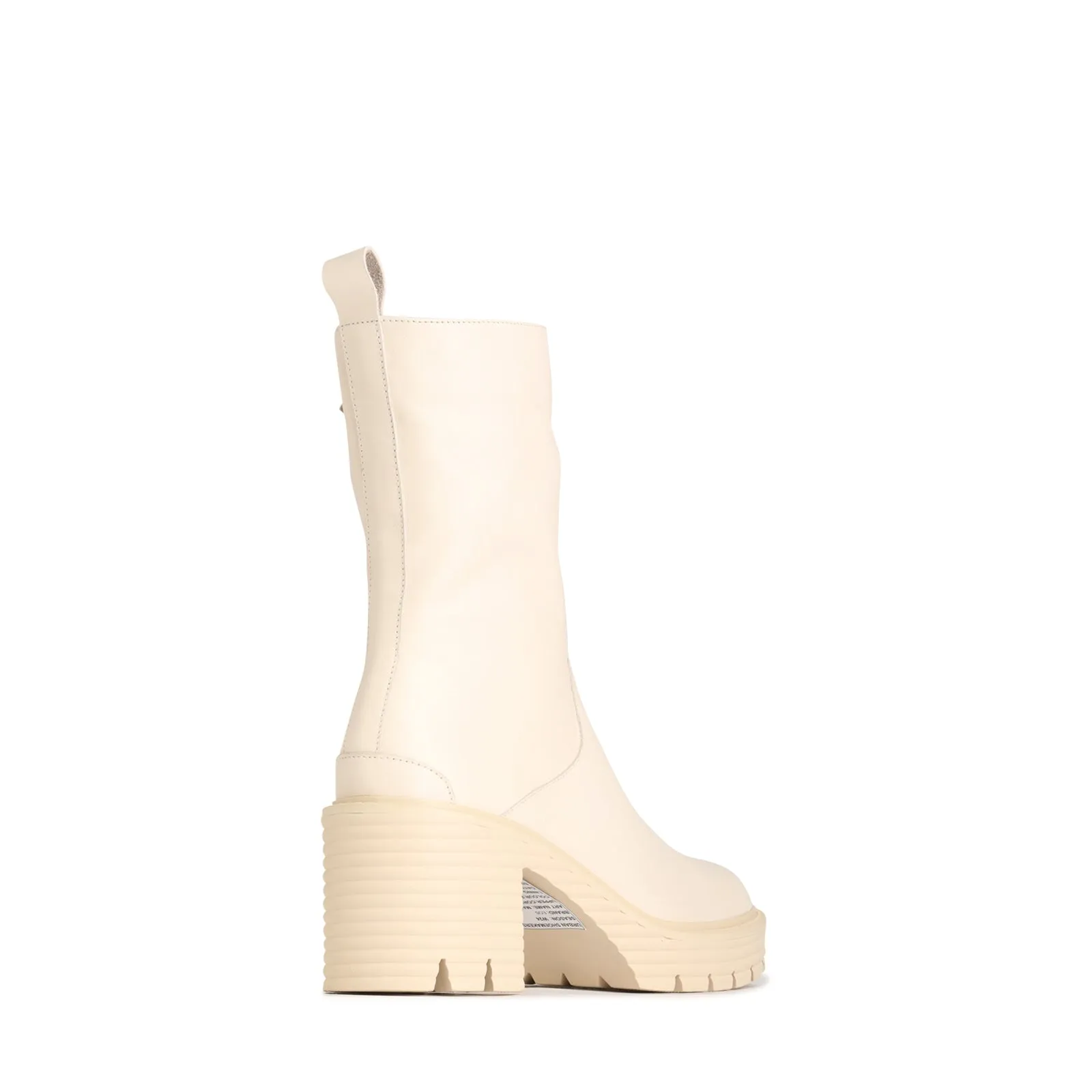 MALIKA LEATHER MID ANKLE BOOTS
