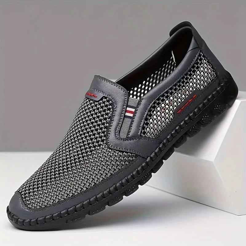 Mens Breathable SlipOn Shoes  Lightweight NonSlip AllWeather