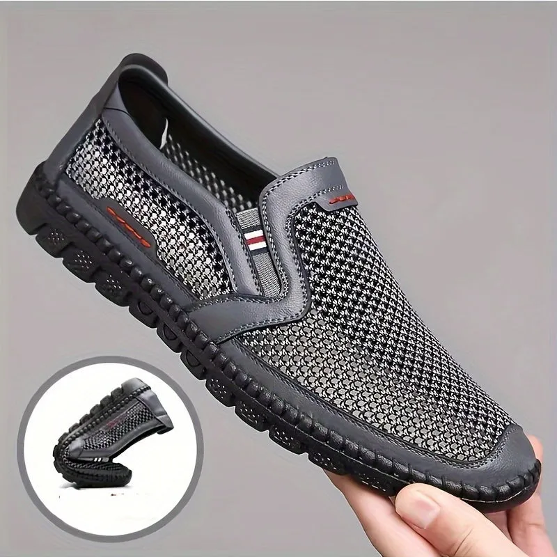 Mens Breathable SlipOn Shoes  Lightweight NonSlip AllWeather