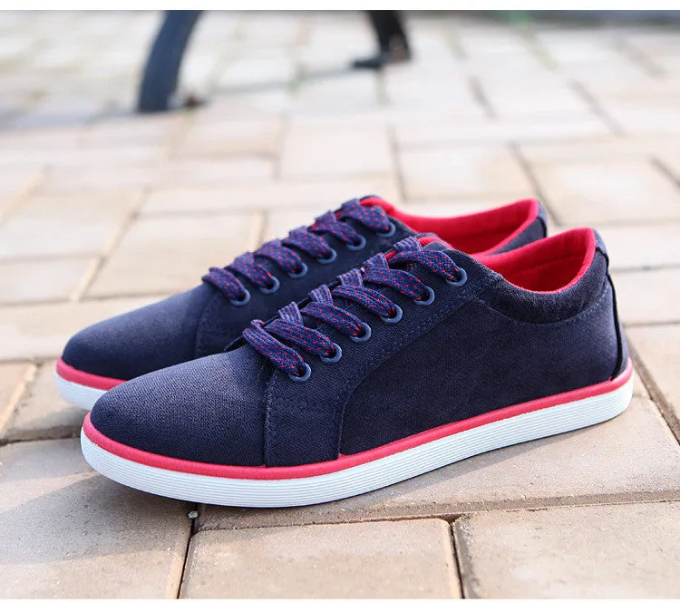 Men's Canvas Flat Shoes