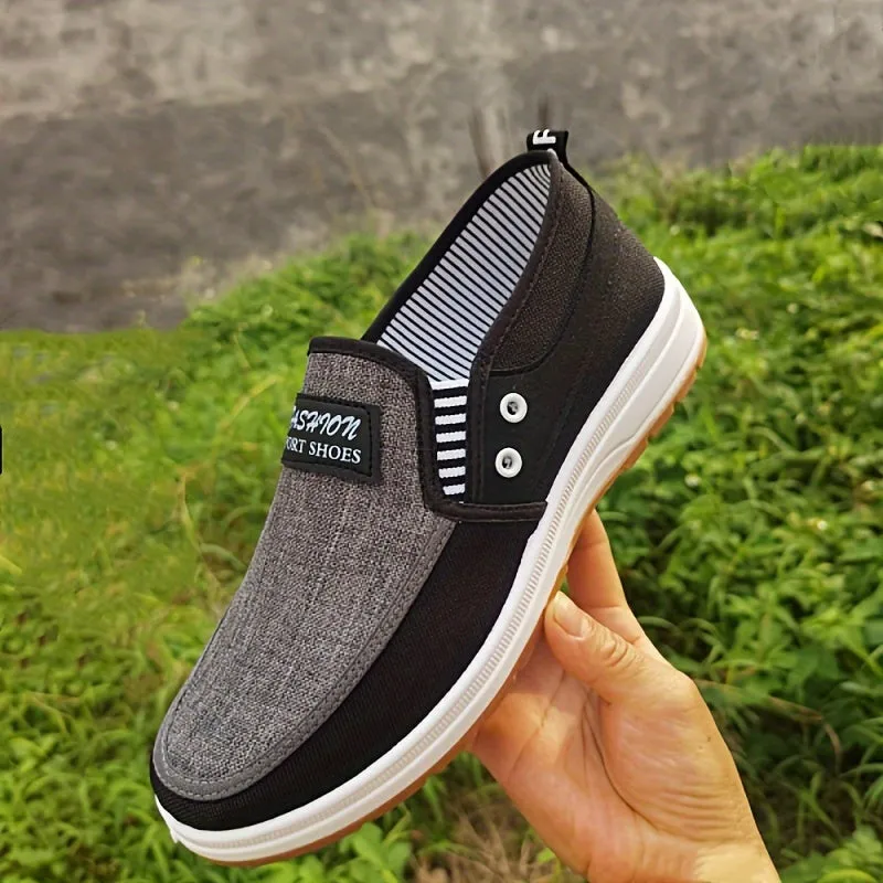 Men's Casual Low Top Shoes  | Lightweight Loafer Vibrant Blue Or Black