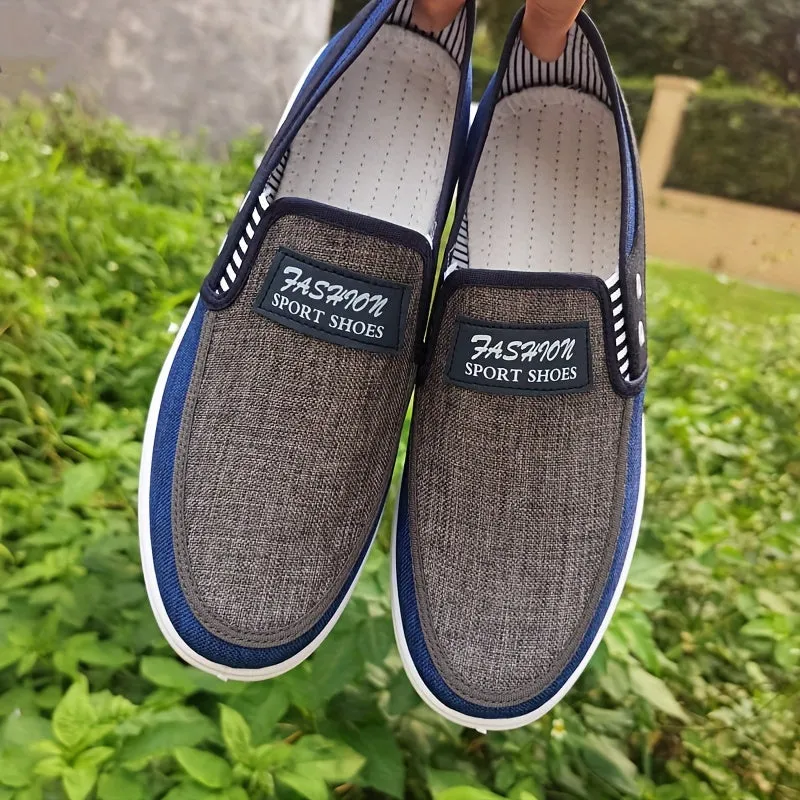 Men's Casual Low Top Shoes  | Lightweight Loafer Vibrant Blue Or Black