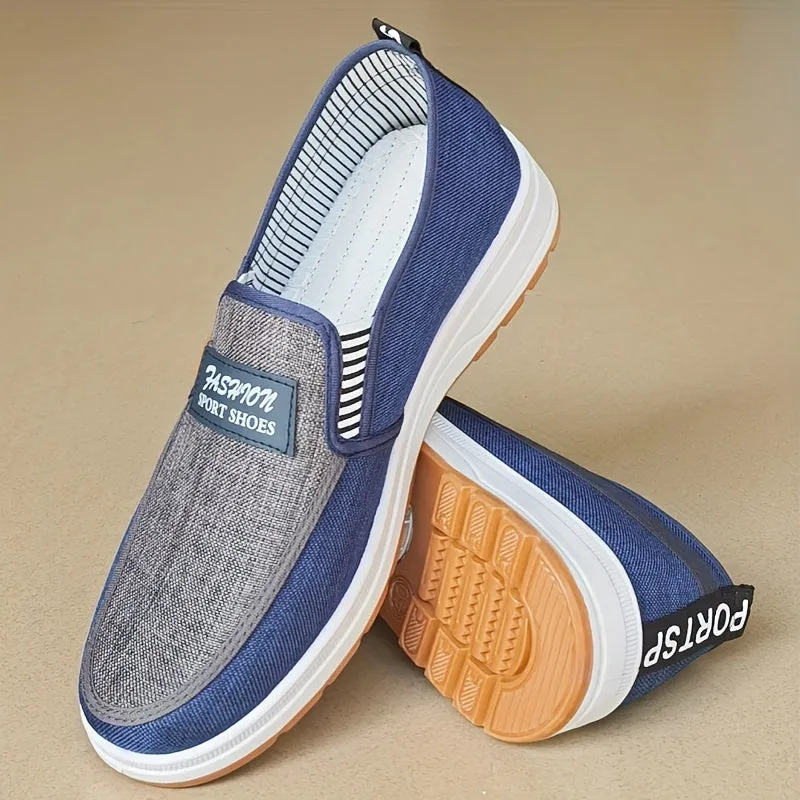 Men's Casual Low Top Shoes  | Lightweight Loafer Vibrant Blue Or Black