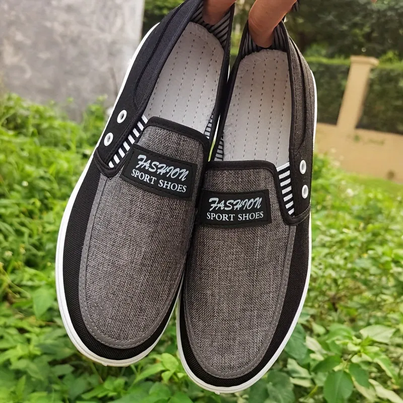 Men's Casual Low Top Shoes  | Lightweight Loafer Vibrant Blue Or Black