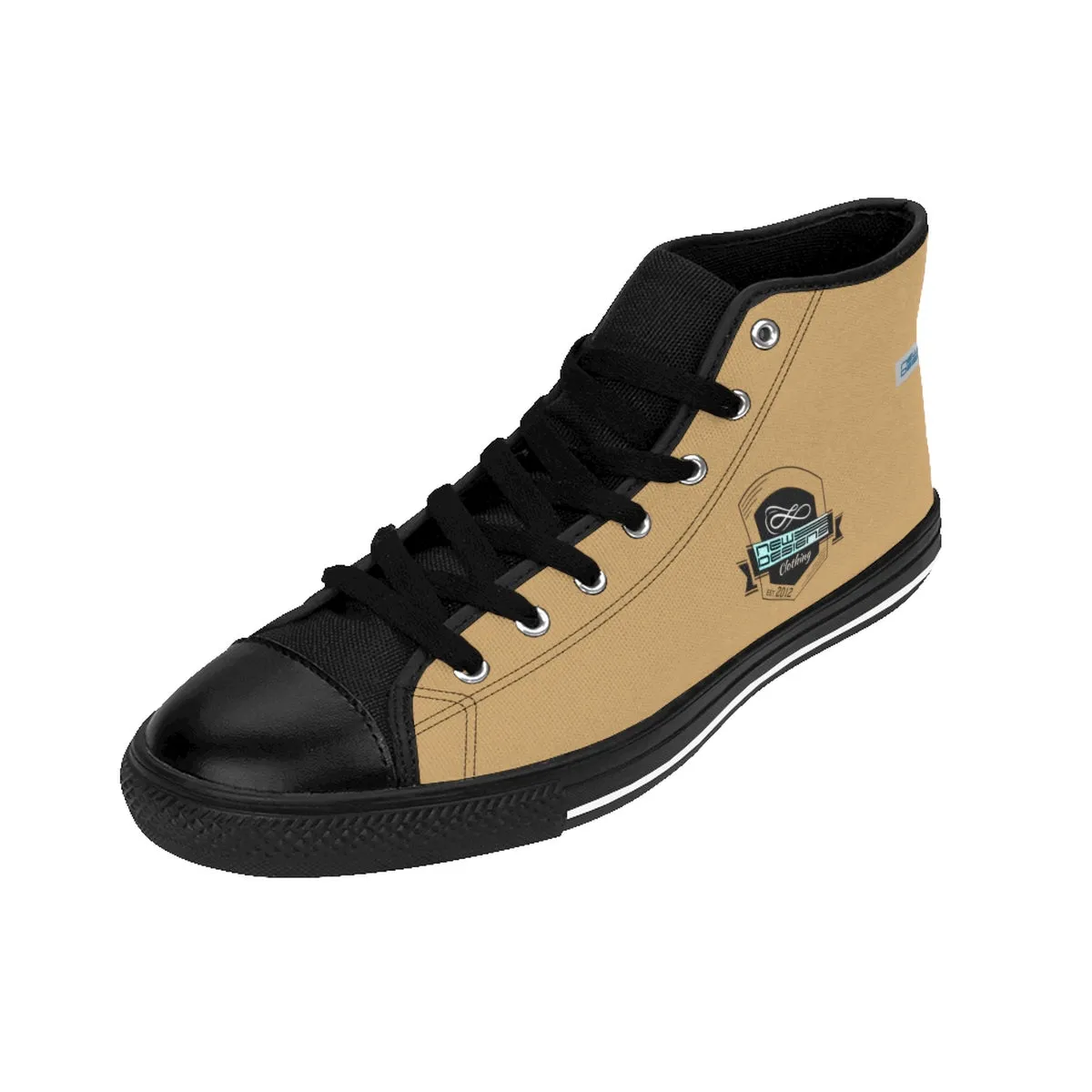 (ND) alt.logo -Men's High-top Sneakers Maple/Brown Sugar