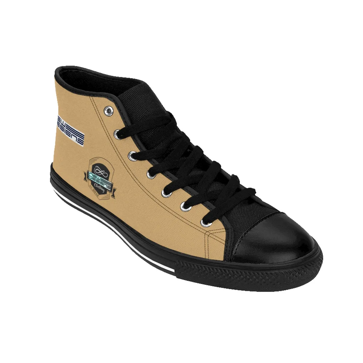 (ND) alt.logo -Men's High-top Sneakers Maple/Brown Sugar