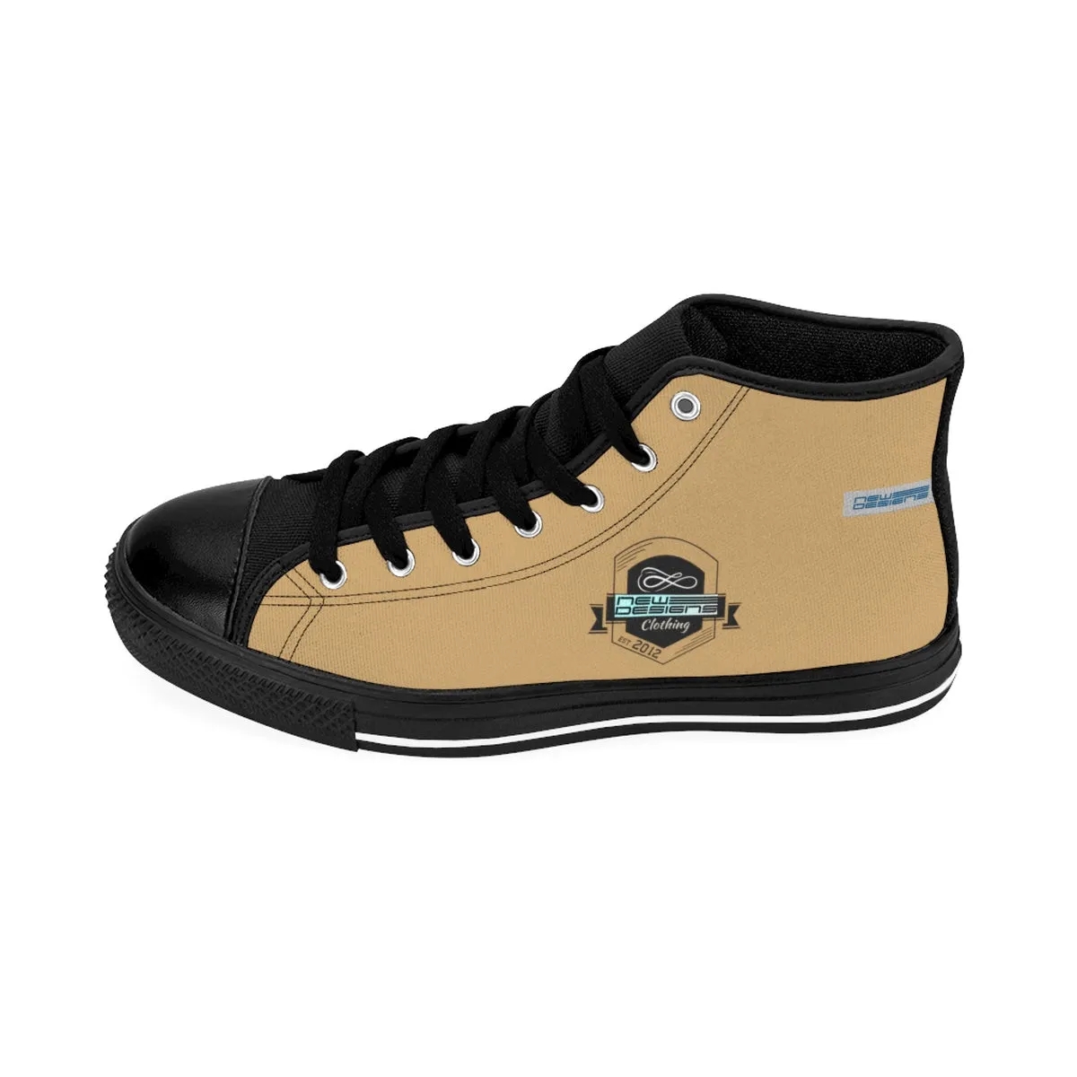 (ND) alt.logo -Men's High-top Sneakers Maple/Brown Sugar