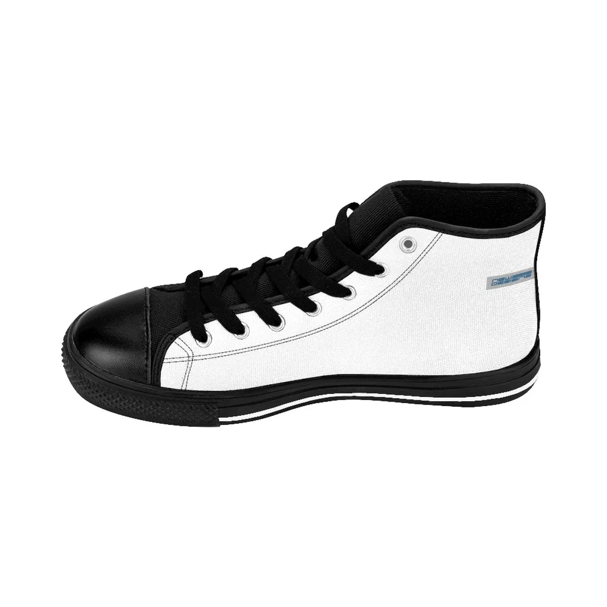 (ND) alt.logo -Men's High-top Sneakers White
