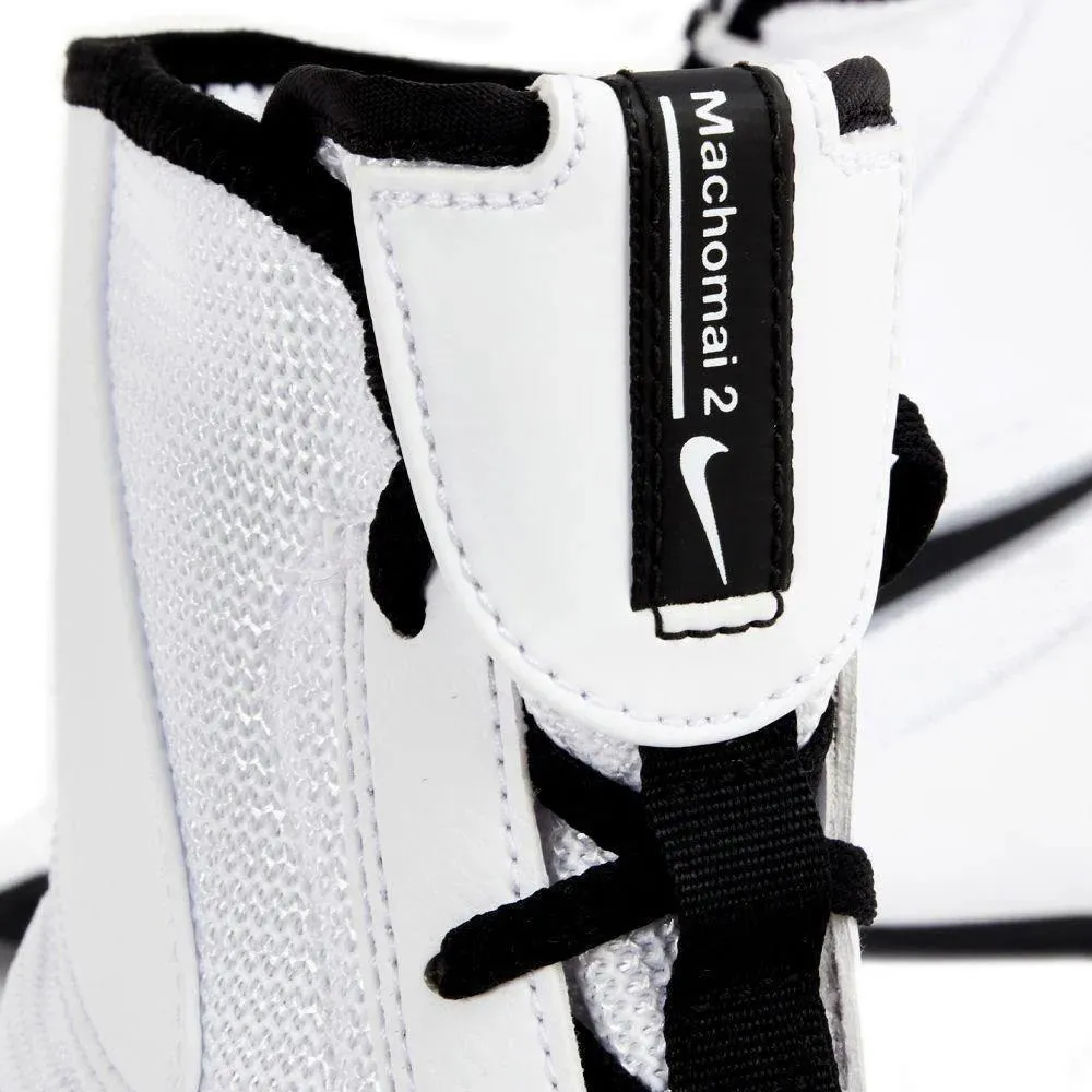 Nike Machomai 2 Boxing Boots Black/White/Grey 4.5 UK
