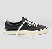 OCA Low Stripe Black Canvas Sneaker Men