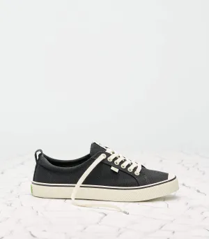 OCA Low Stripe Black Canvas Sneaker Men