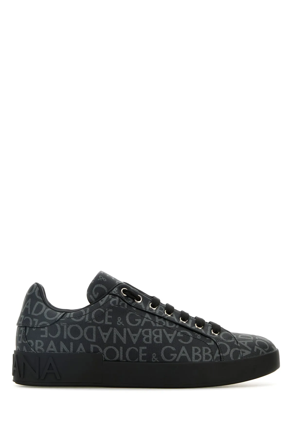 Printed canvas Portofino sneakers