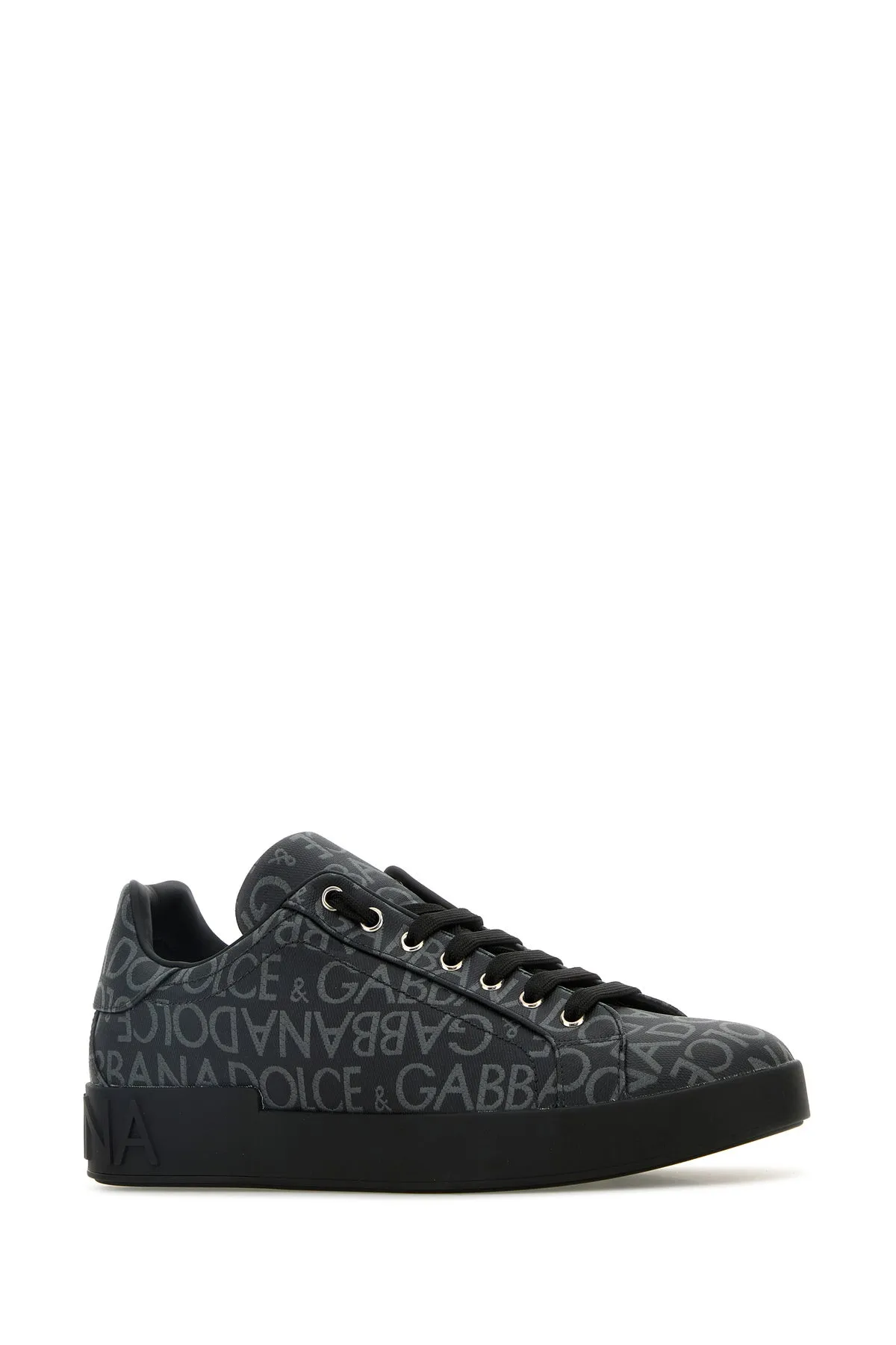 Printed canvas Portofino sneakers