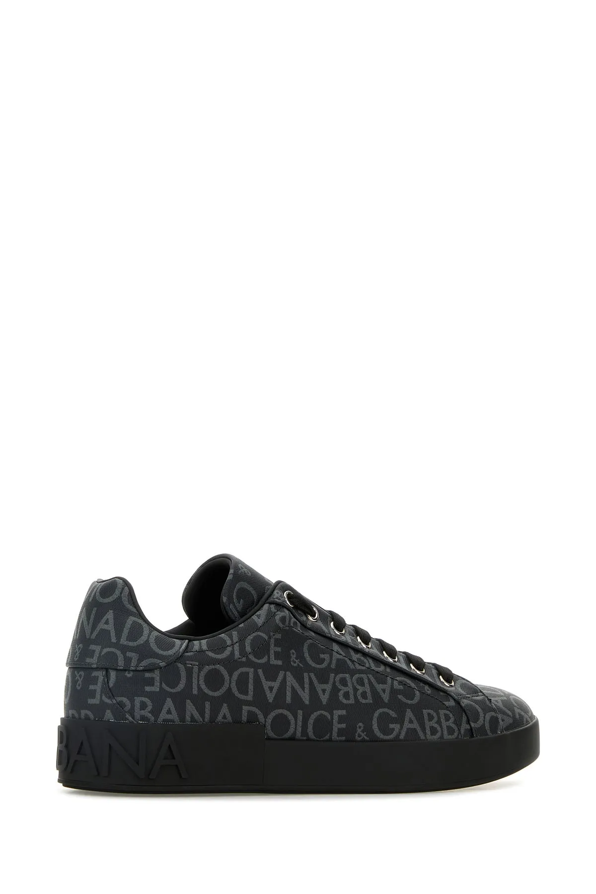Printed canvas Portofino sneakers