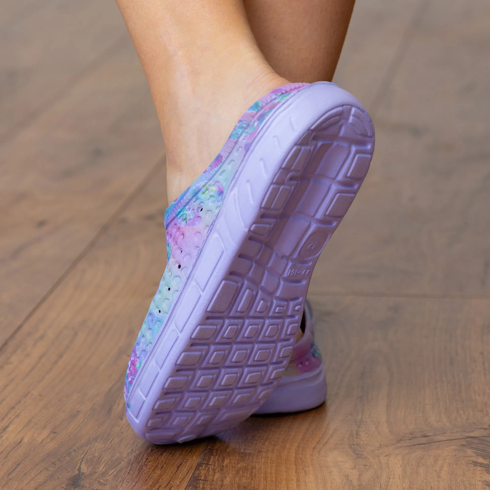 Rainbow Paw Slip-On Clogs