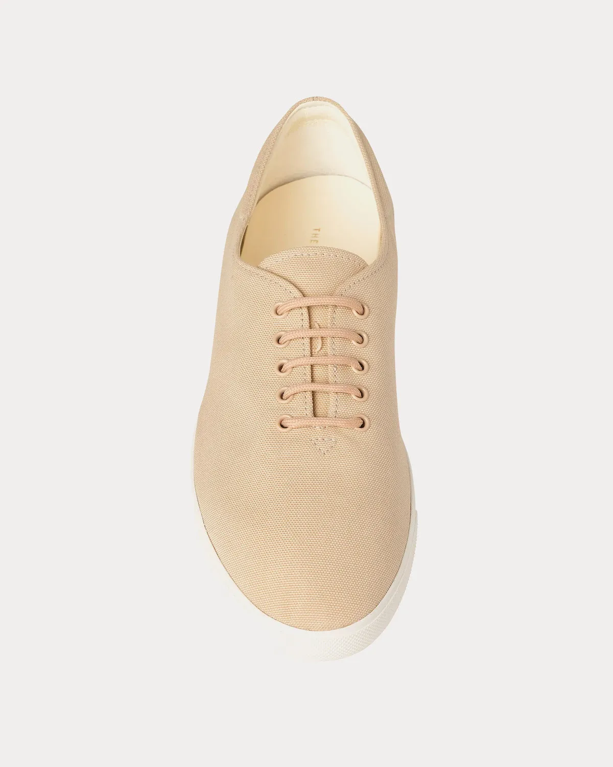 Sam Cotton Natural / White Low Top Sneakers
