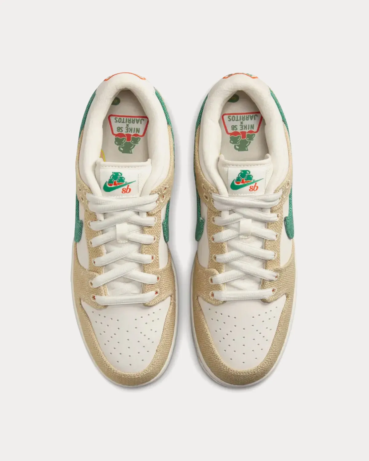 SB Dunk Low Phantom / Malachite Low Top Sneakers